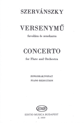 Book cover for Concerto for flute and orchestra