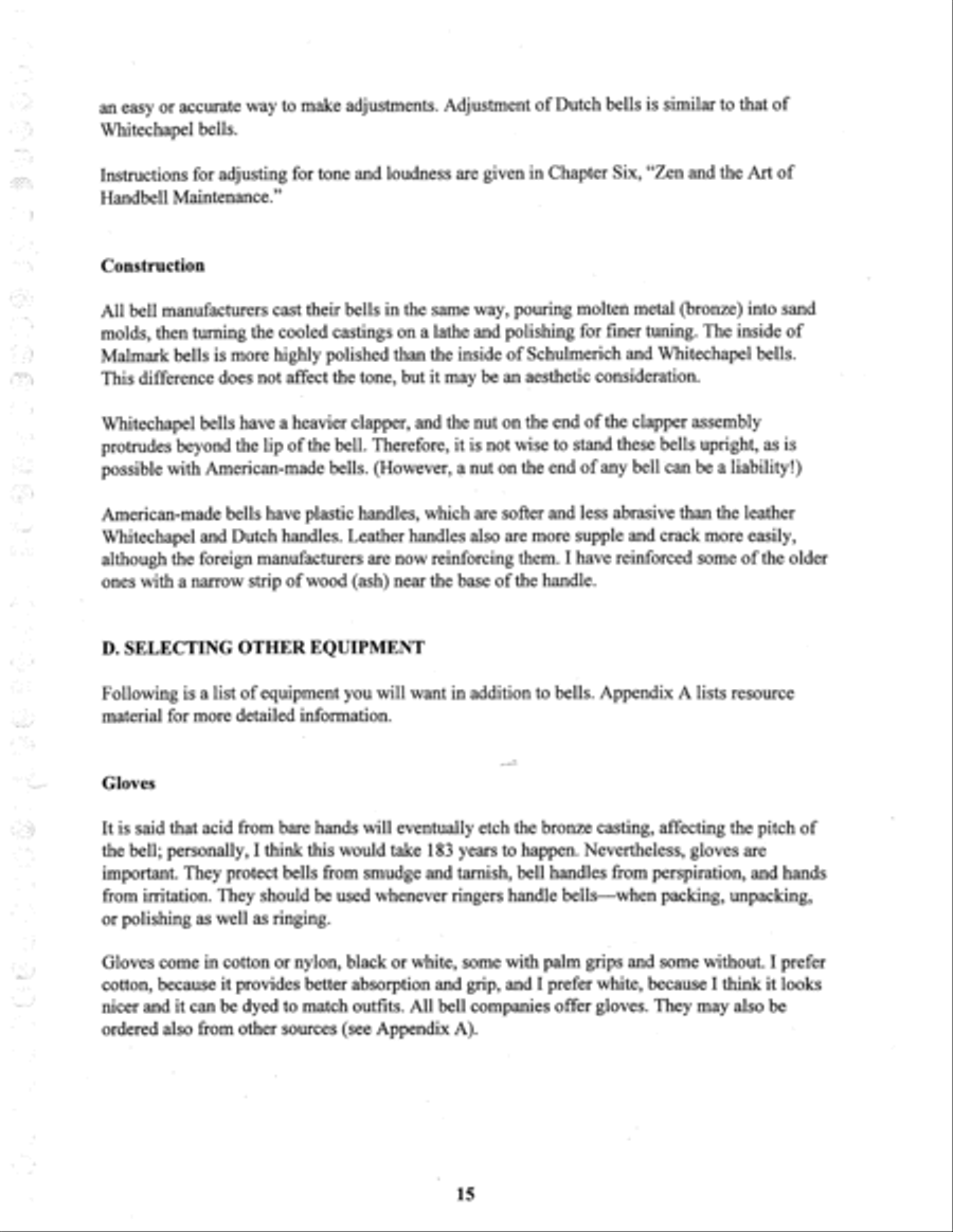 Handbell Ringing, Learning, Teaching, Performing Handbell Choir scores gallery preview page 3