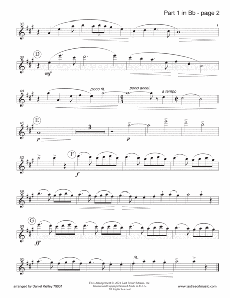 Ding Dong Merrily on High for String Quartet or Wind Quartet (Mixed Quartet, Double Reed Quartet, or