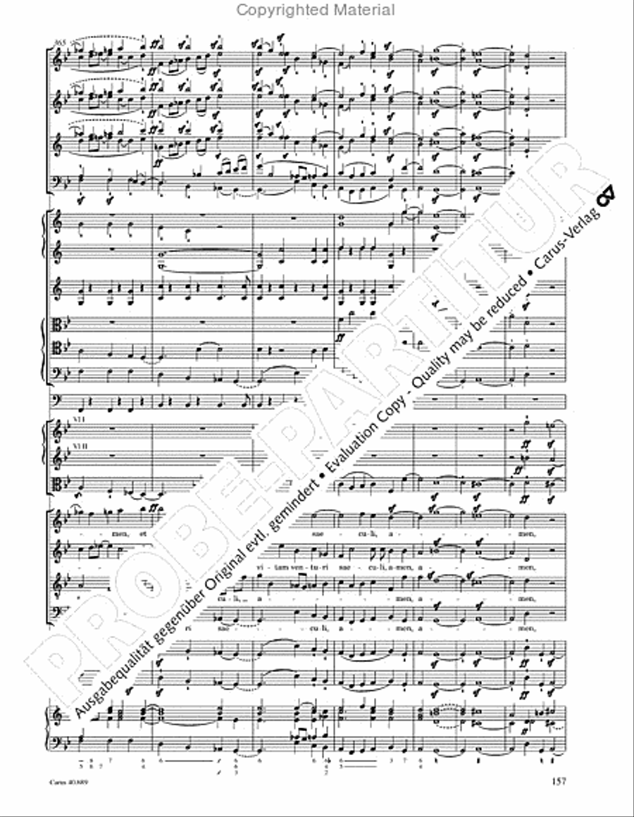 Missa solemnis Missa solemnis 4-Part scores gallery preview page 173