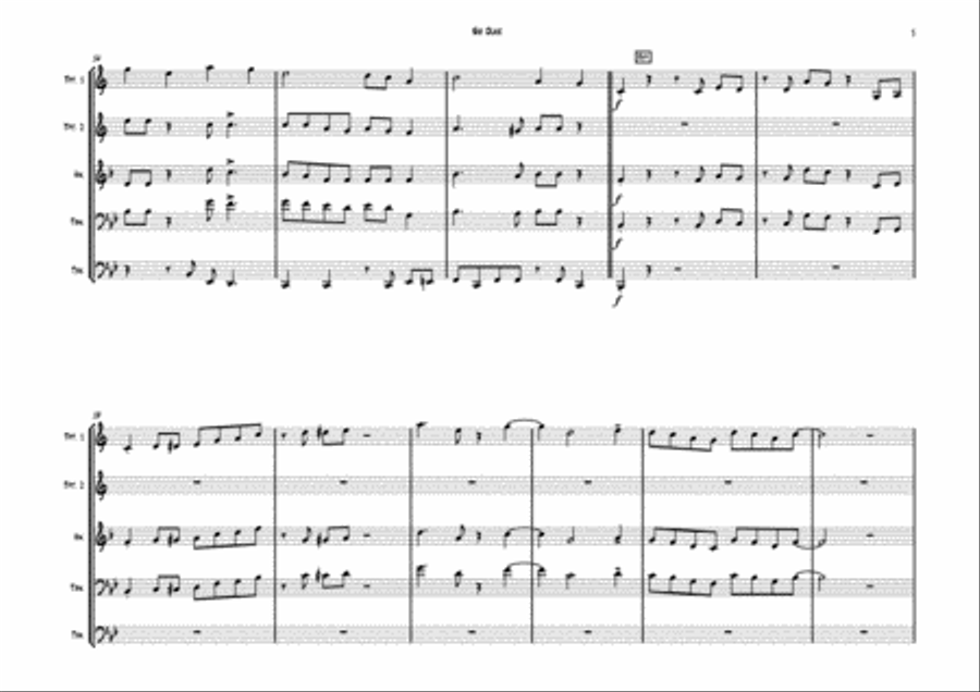 Sir Duke Brass Ensemble scores gallery preview page 5