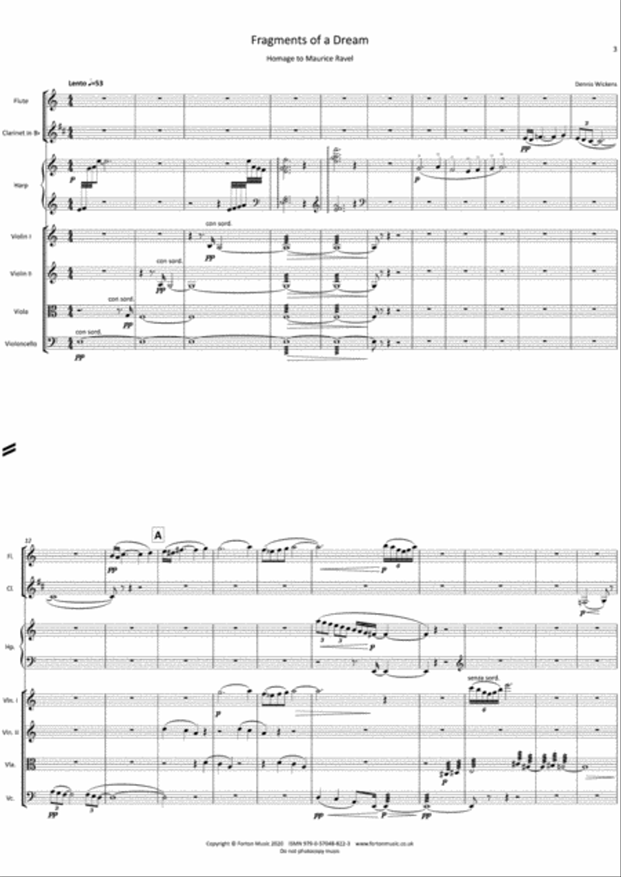 Fragments of a Dream Flute scores gallery preview page 3