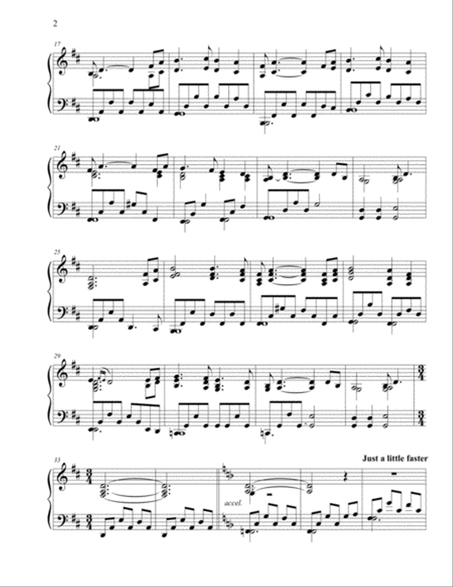 Wild Mountain Thyme Wild Mountain Thyme Piano Solo scores gallery preview page 2