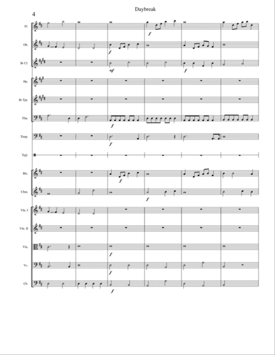 Daybreak Large Ensemble scores gallery preview page 4