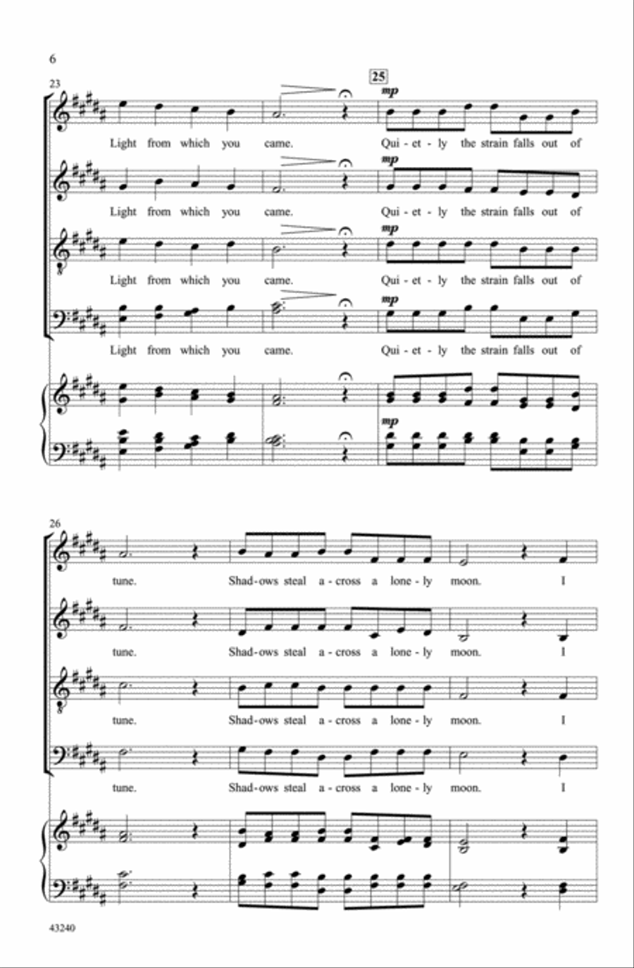 Jenny Jenny Choir scores gallery preview page 5
