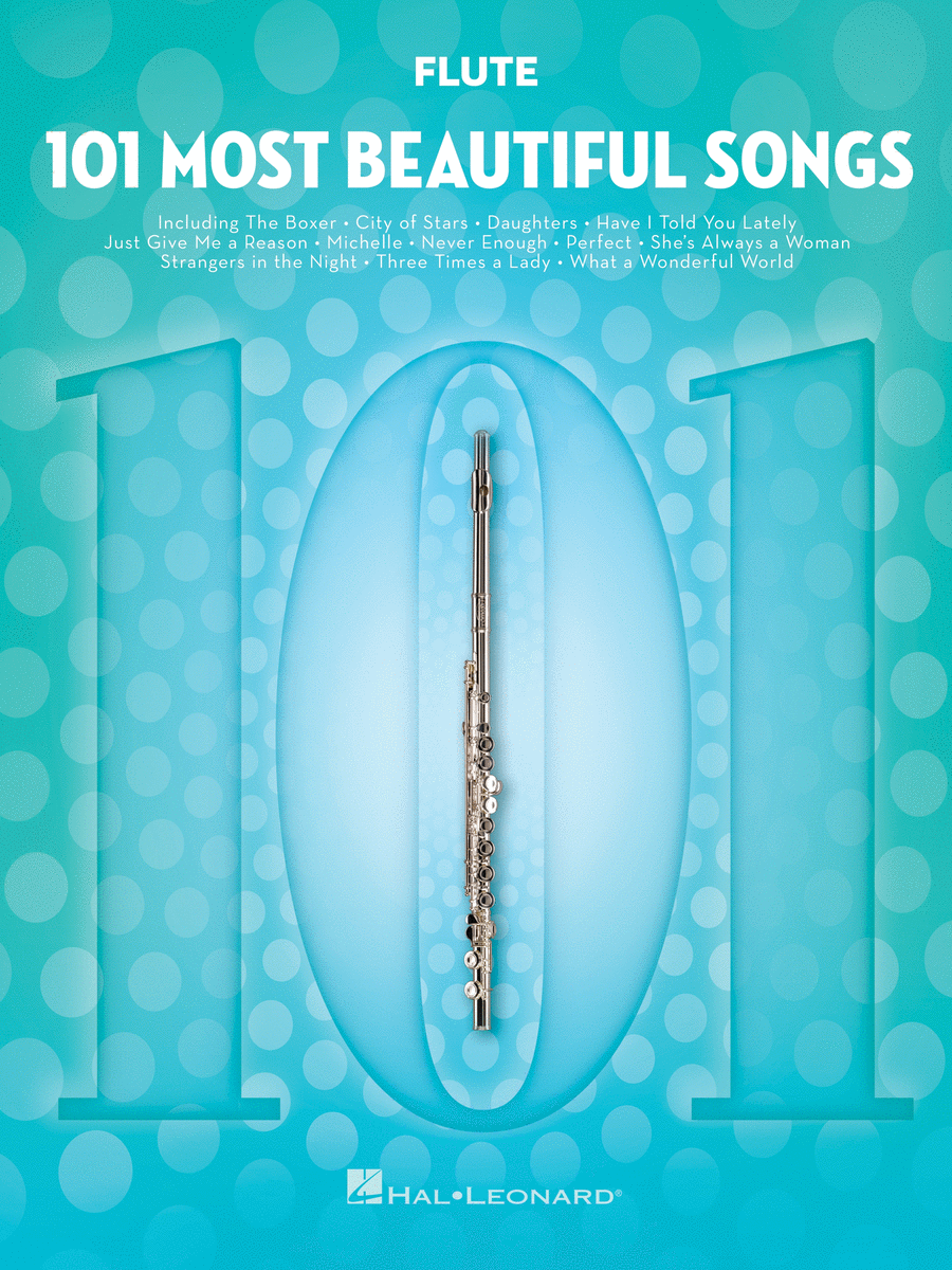101 Most Beautiful Songs Flute Solo scores gallery preview page 1