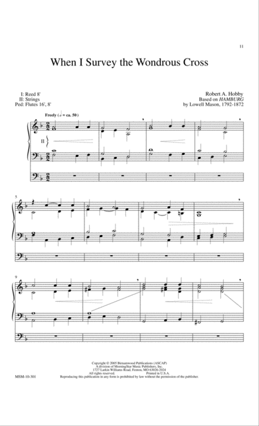 Thine the Glory Organ scores gallery preview page 6