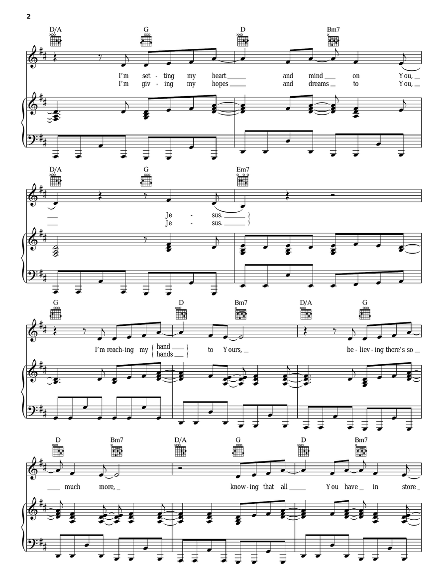Today Is The Day Piano, Vocal, Guitar scores gallery preview page 2