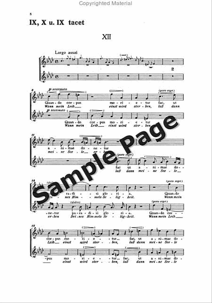 Stabat Mater Choir scores gallery preview page 11