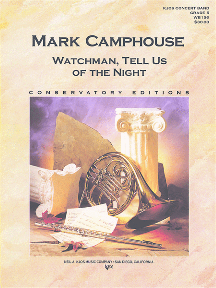 Watchman, Tell Us of the Night Concert Band scores gallery preview page 1