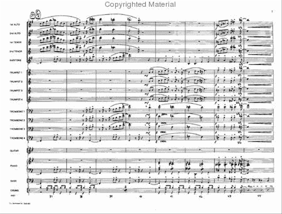 Exit 135 North Jazz Ensemble scores gallery preview page 6