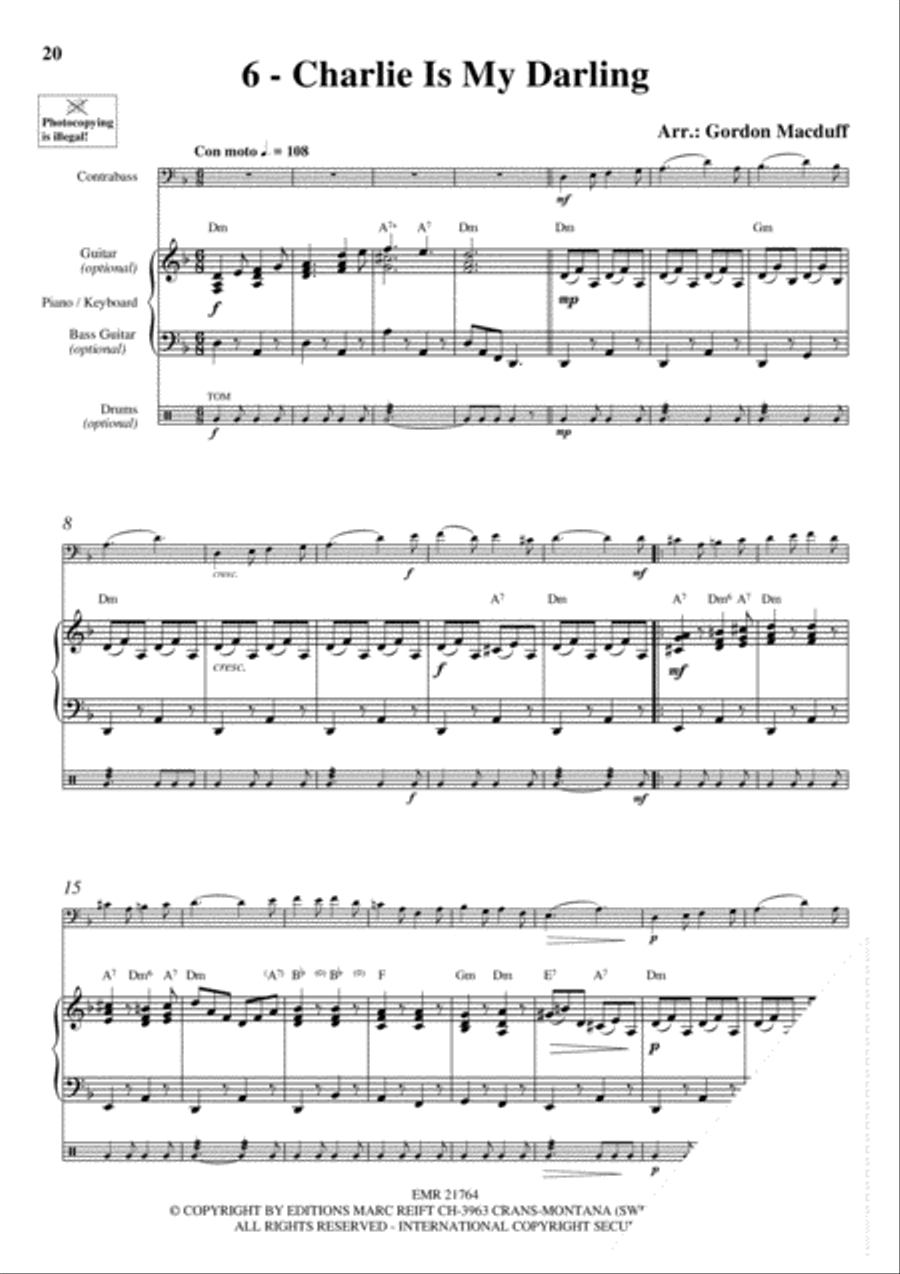 20 Celtic Hits Double Bass scores gallery preview page 8