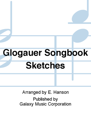 Book cover for Glogauer Songbook Sketches