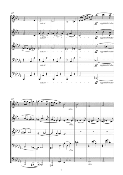 Ravel: À la manière de Borodine (valse) for Brass Quintet image number null