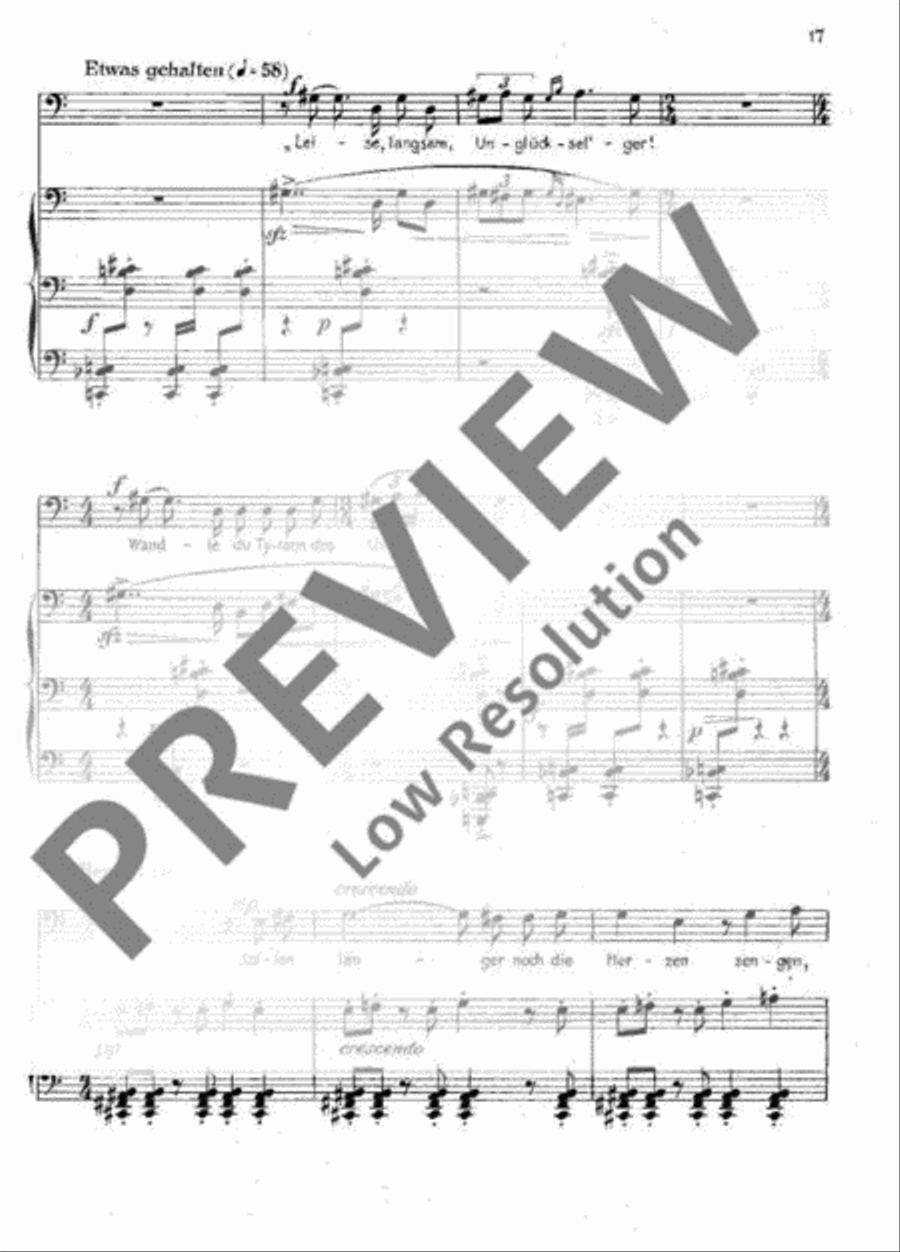 6 Gedichte Baritone Horn scores gallery preview page 18