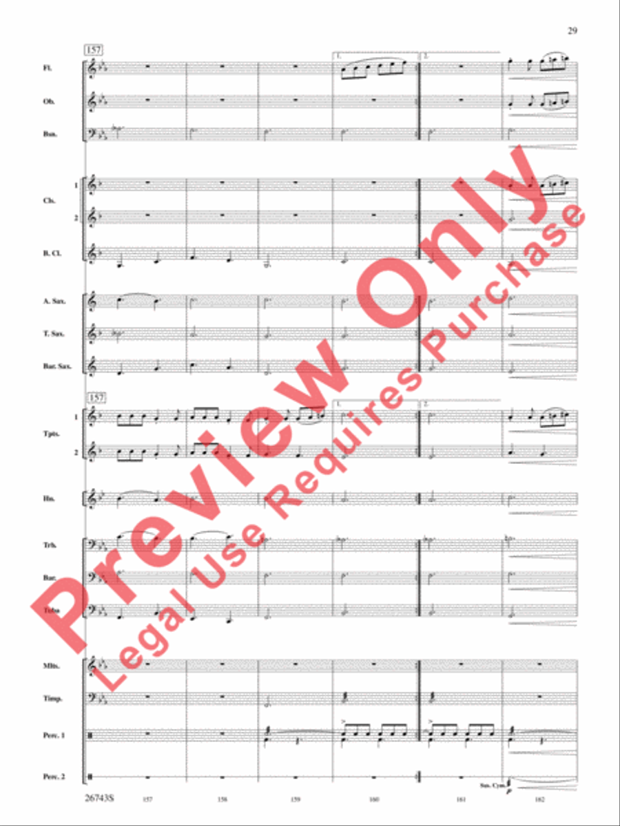 A Day at Disneyland A Day at Disneyland Concert Band scores gallery preview page 30