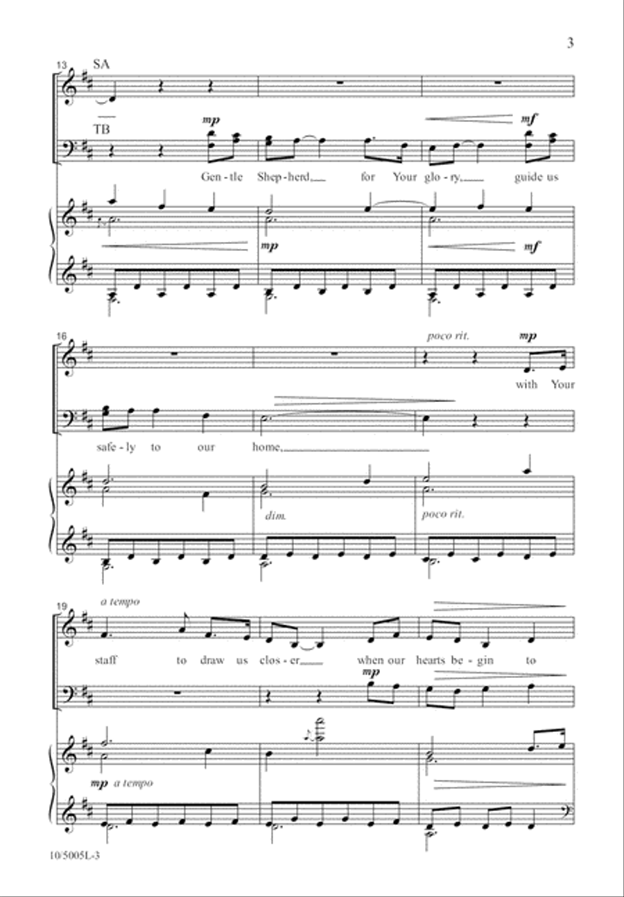 Gentle Shepherd Gentle Shepherd 4-Part scores gallery preview page 3