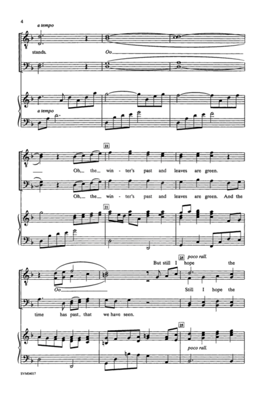 Black Is the Color of My True Love's Hair Men's Choir scores gallery preview page 10