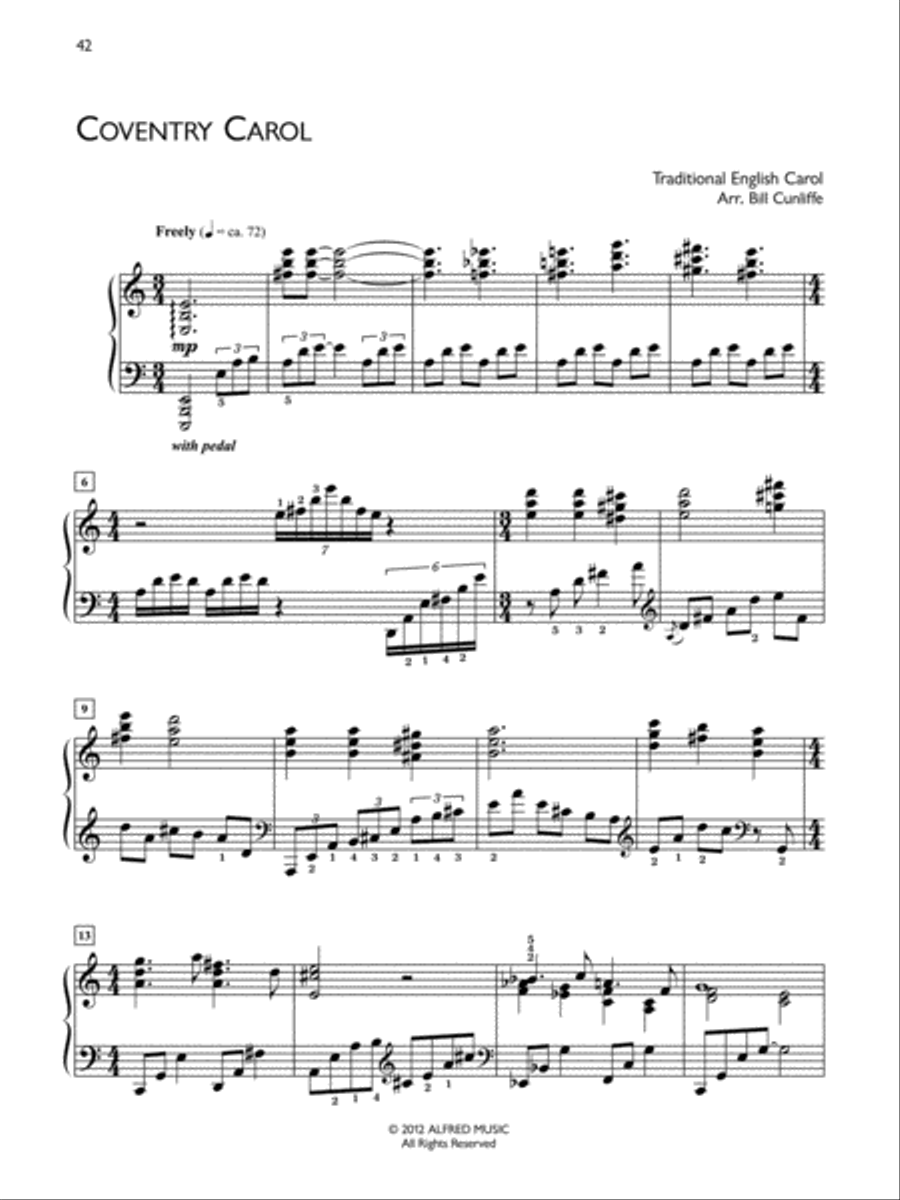 Jazz Performer -- Uniquely Christmas Piano Solo scores gallery preview page 6