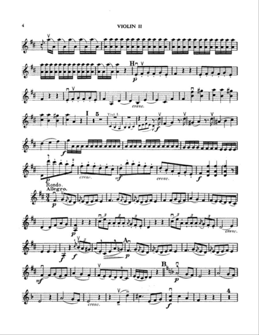 Boccherini: Nine Selected String Quartets String Quartet scores gallery preview page 2