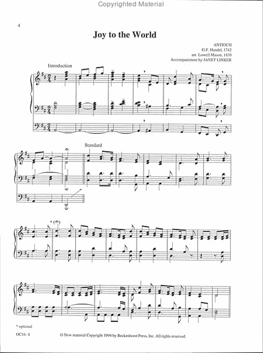 The Last Verse for Christmas Organ scores gallery preview page 2