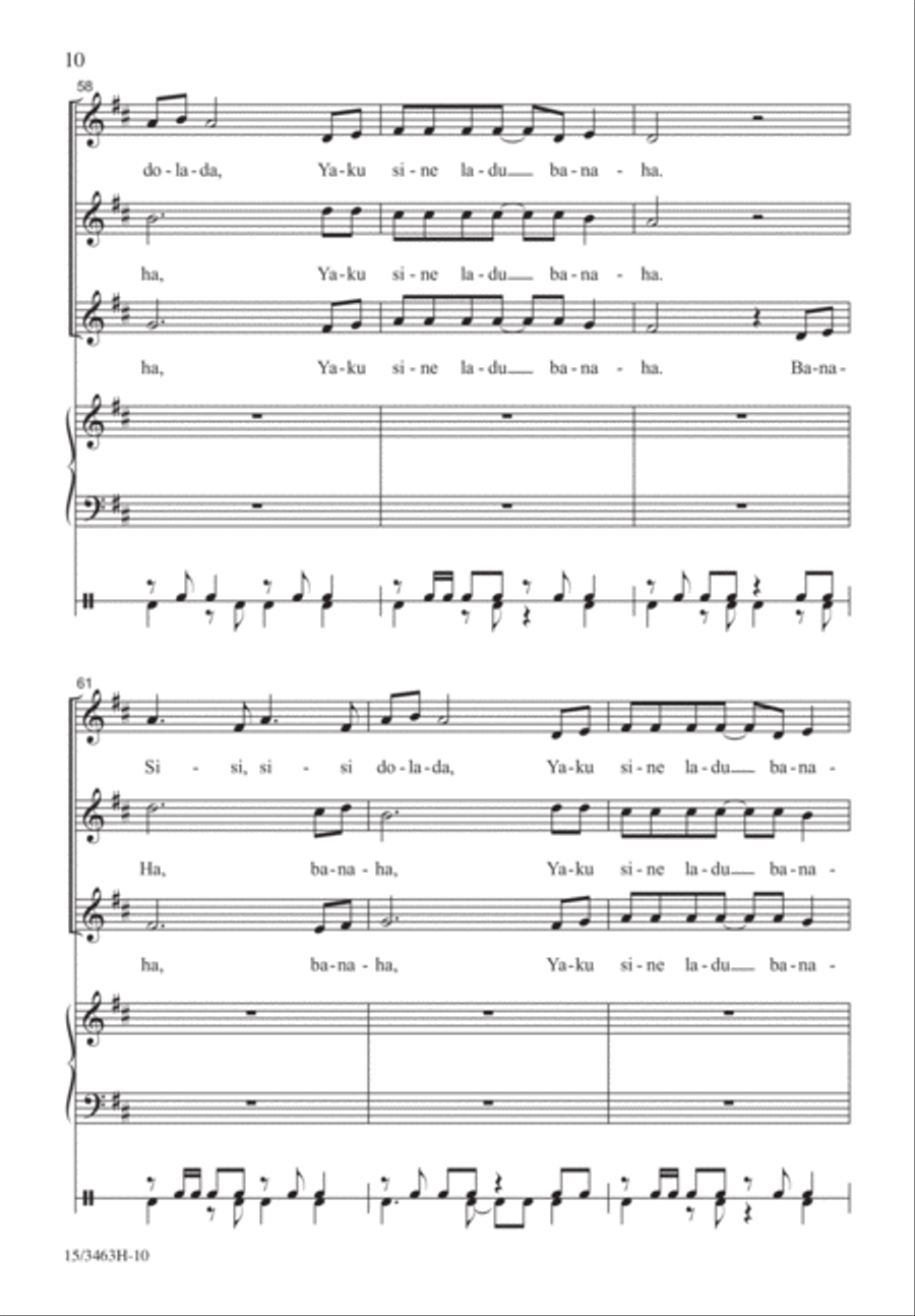 Banaha Banaha SSA scores gallery preview page 9