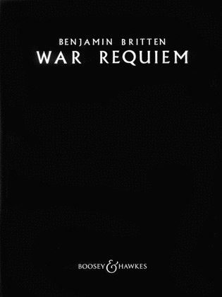 Book cover for War Requiem, Op. 66