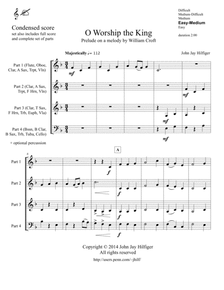 O Worship the King: Prelude on a Melody by William Croft image number null