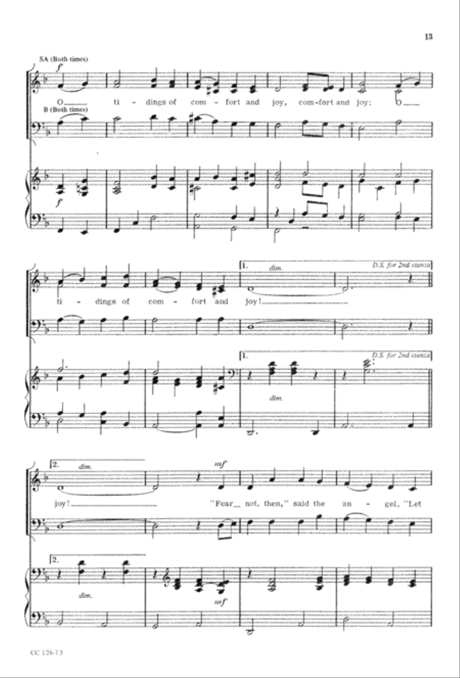 A Simple Christmas 3-Part scores gallery preview page 15