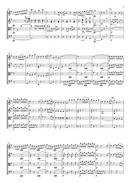 "Die Zauberflöte" for String Quartet, No.15, "Pa-Pa-Pa-Papageno" image number null