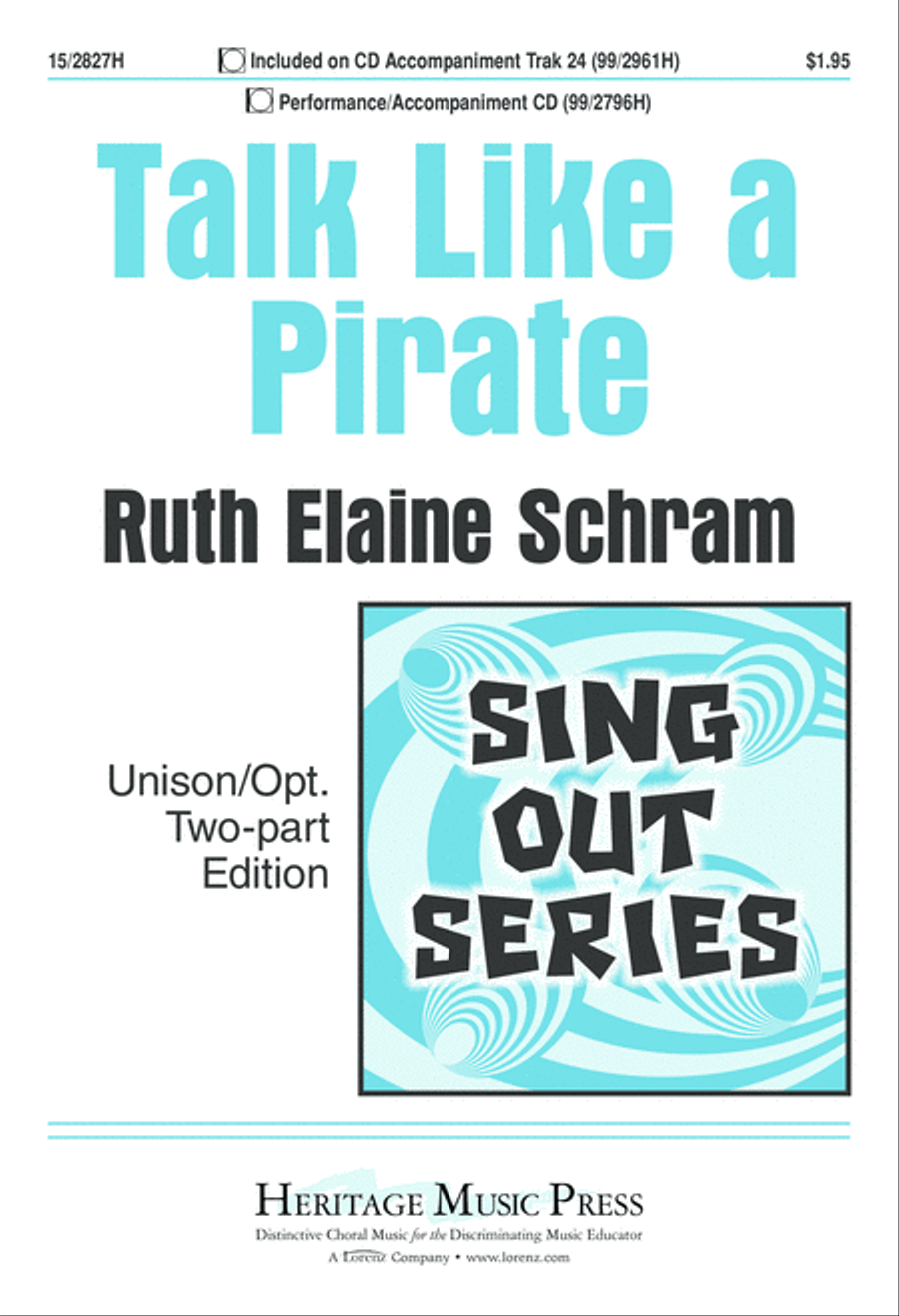 Talk Like a Pirate Unison Choir scores gallery preview page 2
