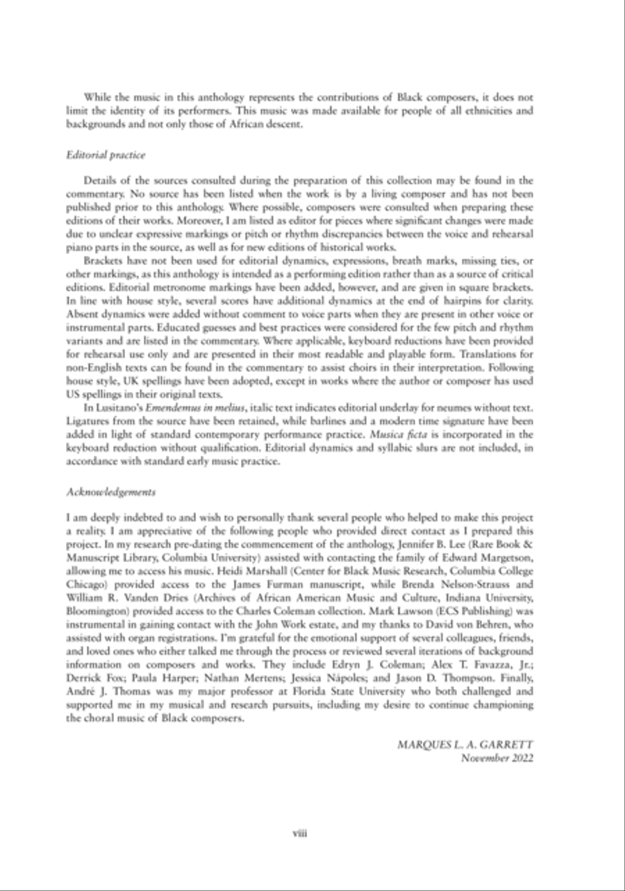 The Oxford Book of Choral Music by Black Composers 4-Part scores gallery preview page 5