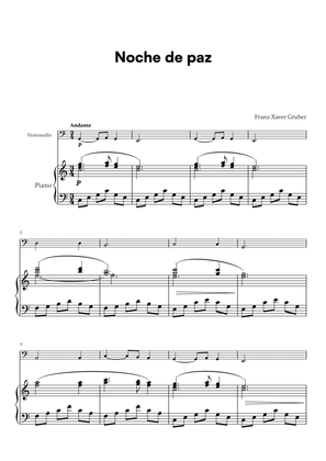 Franz Xaver Gruber - Noche de paz (for Cello and Piano)