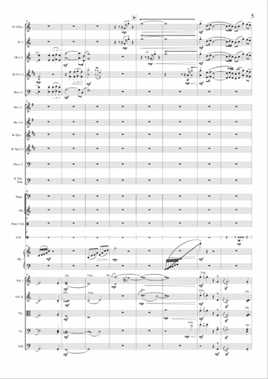 Irish Prelude No.1 (Independence) Full Orchestra scores gallery preview page 5