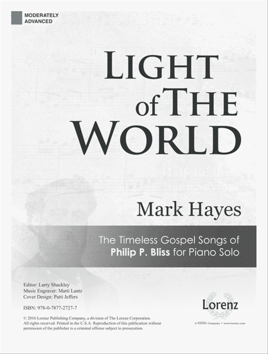 Light of the World (Digital Delivery) Piano Solo scores gallery preview page 1