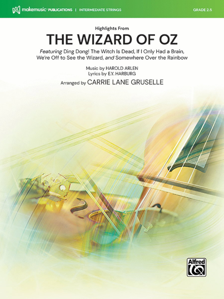 Highlights from The Wizard of Oz String Orchestra scores gallery preview page 1