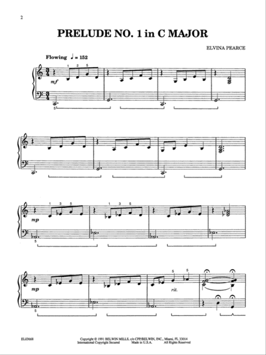 Seven Preludes in Seven Keys, Book 1 Piano Solo scores gallery preview page 3