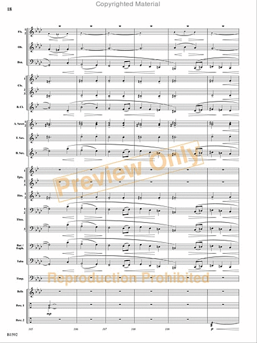 Dance of the Trolls Concert Band scores gallery preview page 19