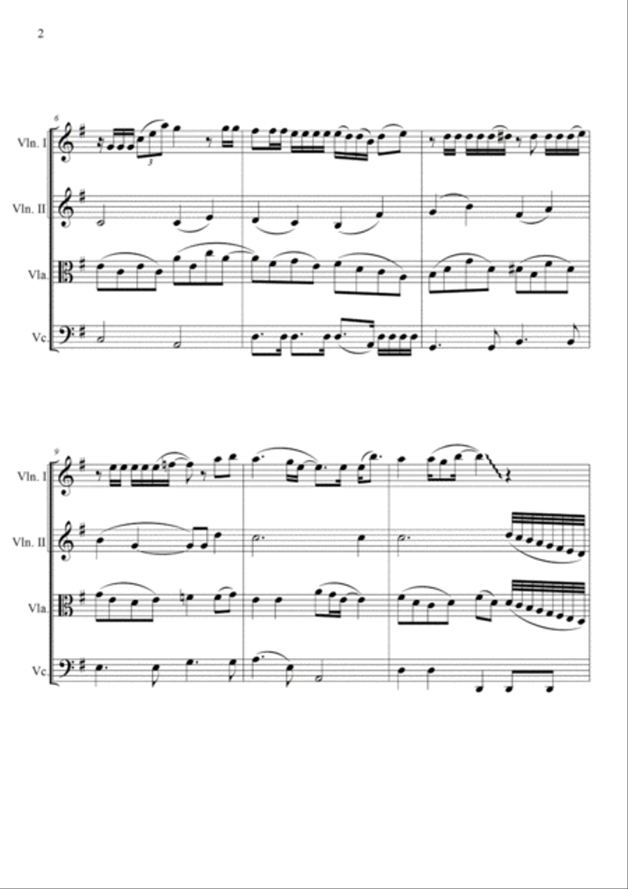 Friends Will Be Friends Friends Will Be Friends String Quartet scores gallery preview page 2