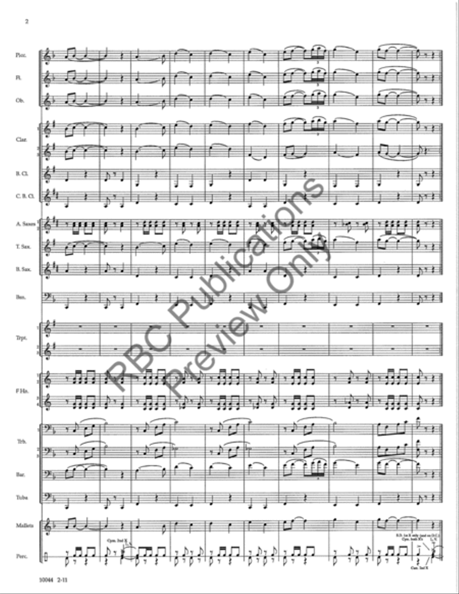 Infinite Horizons Concert Band scores gallery preview page 5