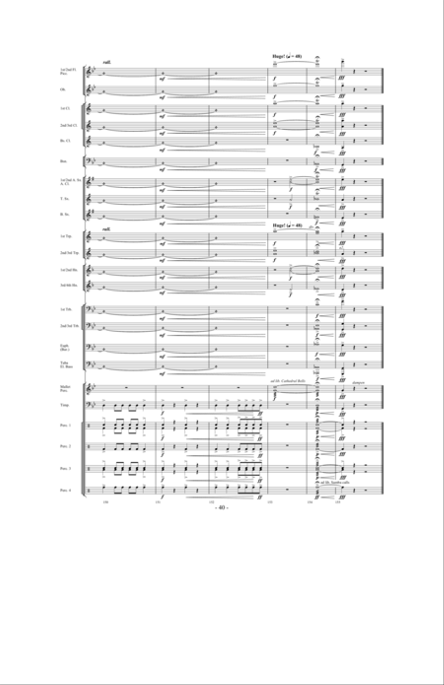 Brazil: Ceremony, Song and Samba Concert Band scores gallery preview page 39