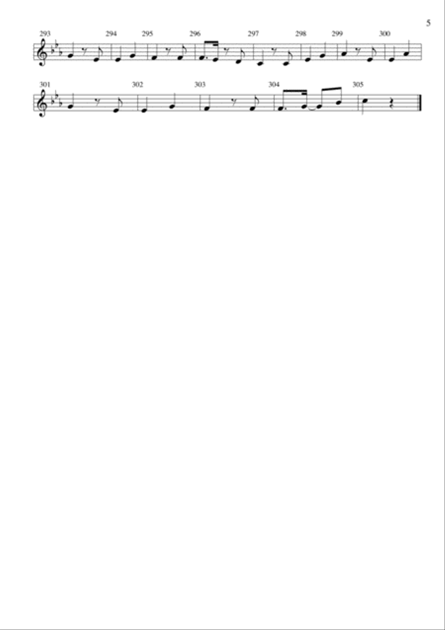 Chekou Gualbi Brass Ensemble scores gallery preview page 5
