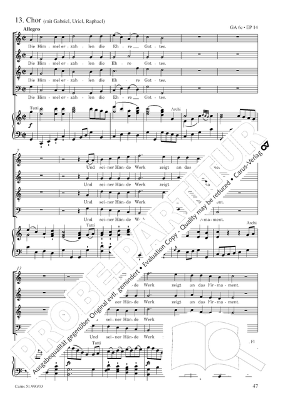 The Creation (Die Schopfung) The Creation (Die Schopfung) 4-Part scores gallery preview page 50