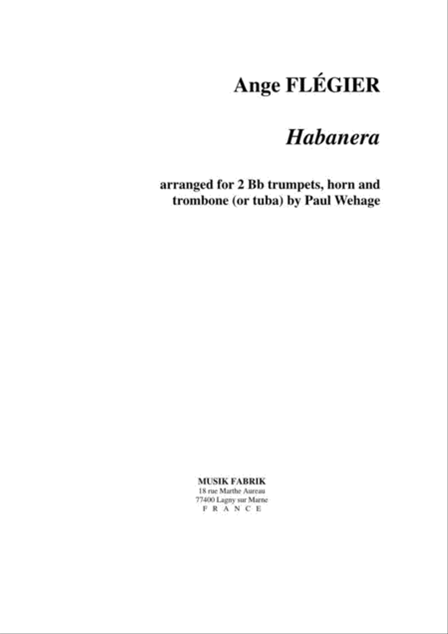 Habanera Horn scores gallery preview page 1