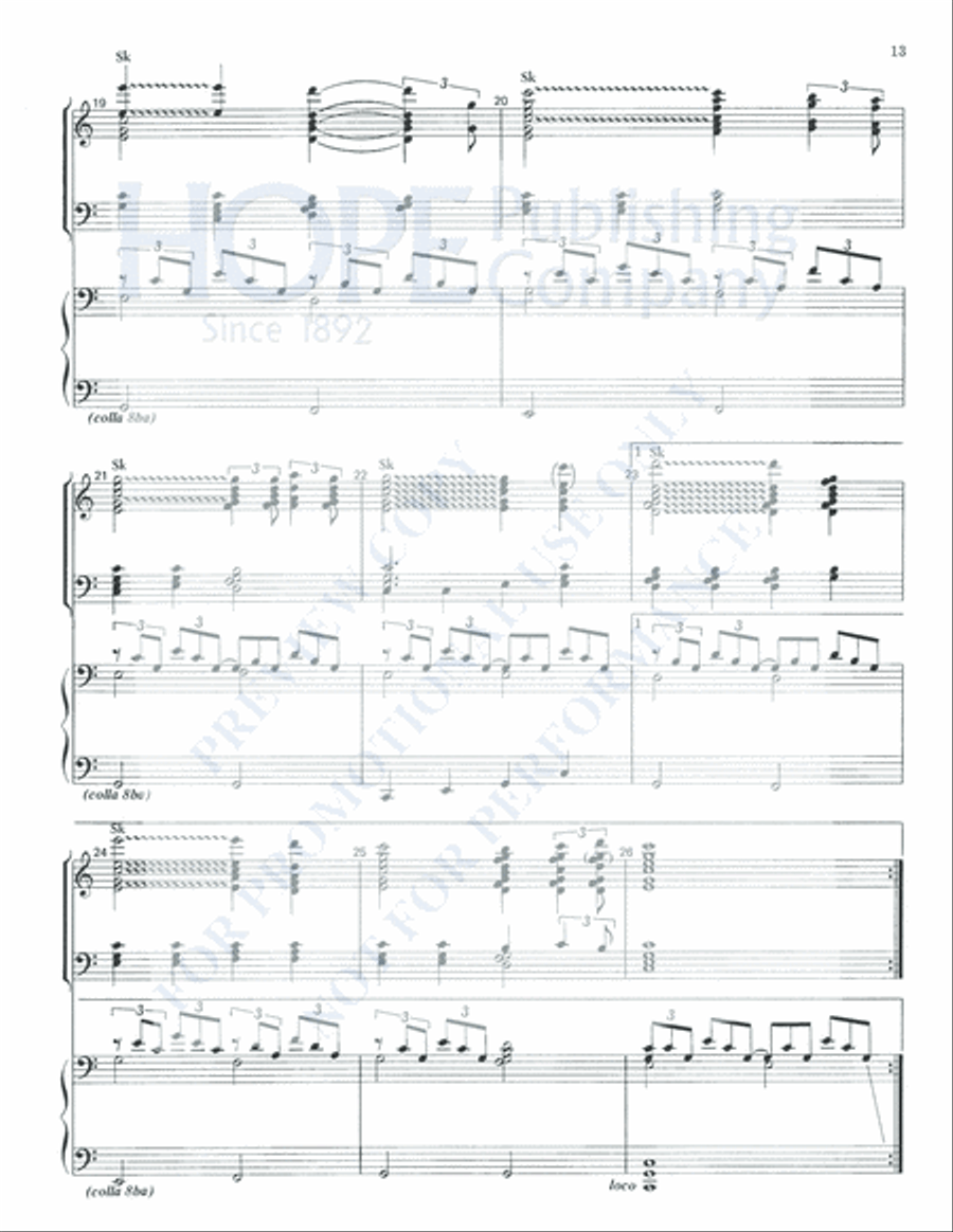Key Rings Handbell Choir scores gallery preview page 16
