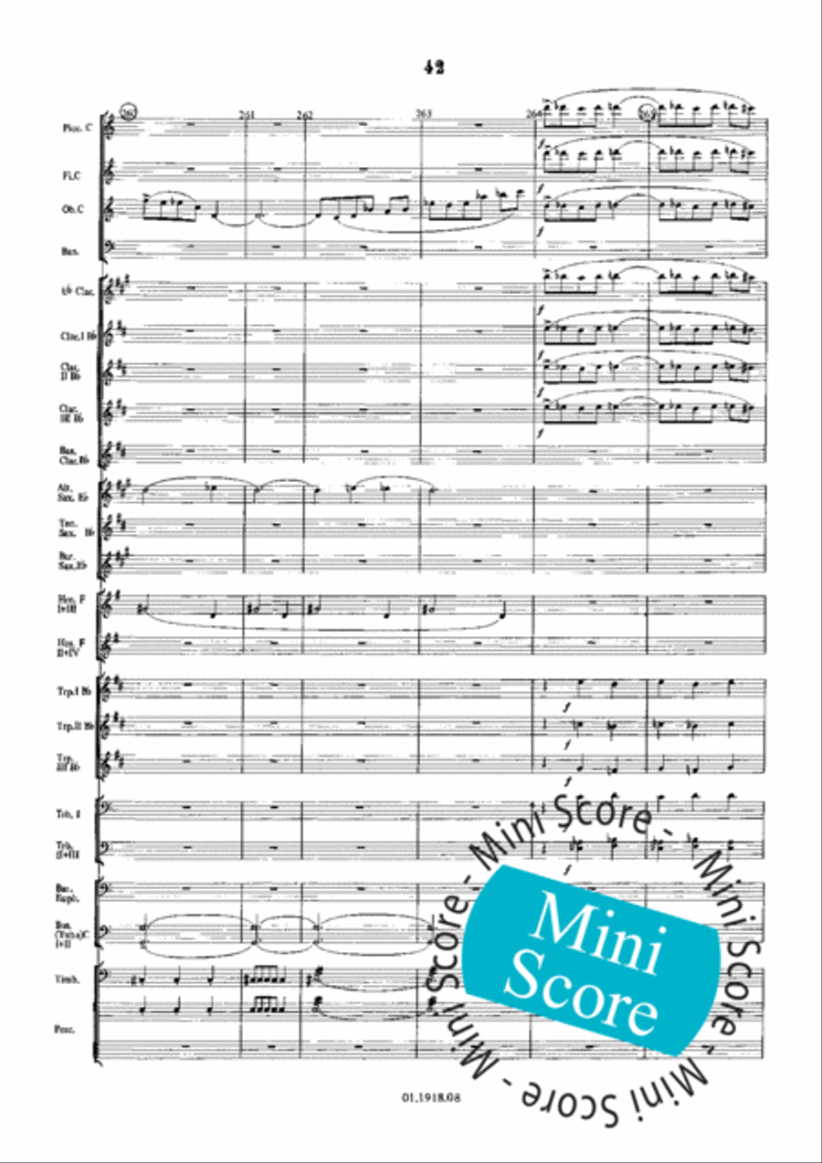 Overture for an Imaginary Play Concert Band scores gallery preview page 46