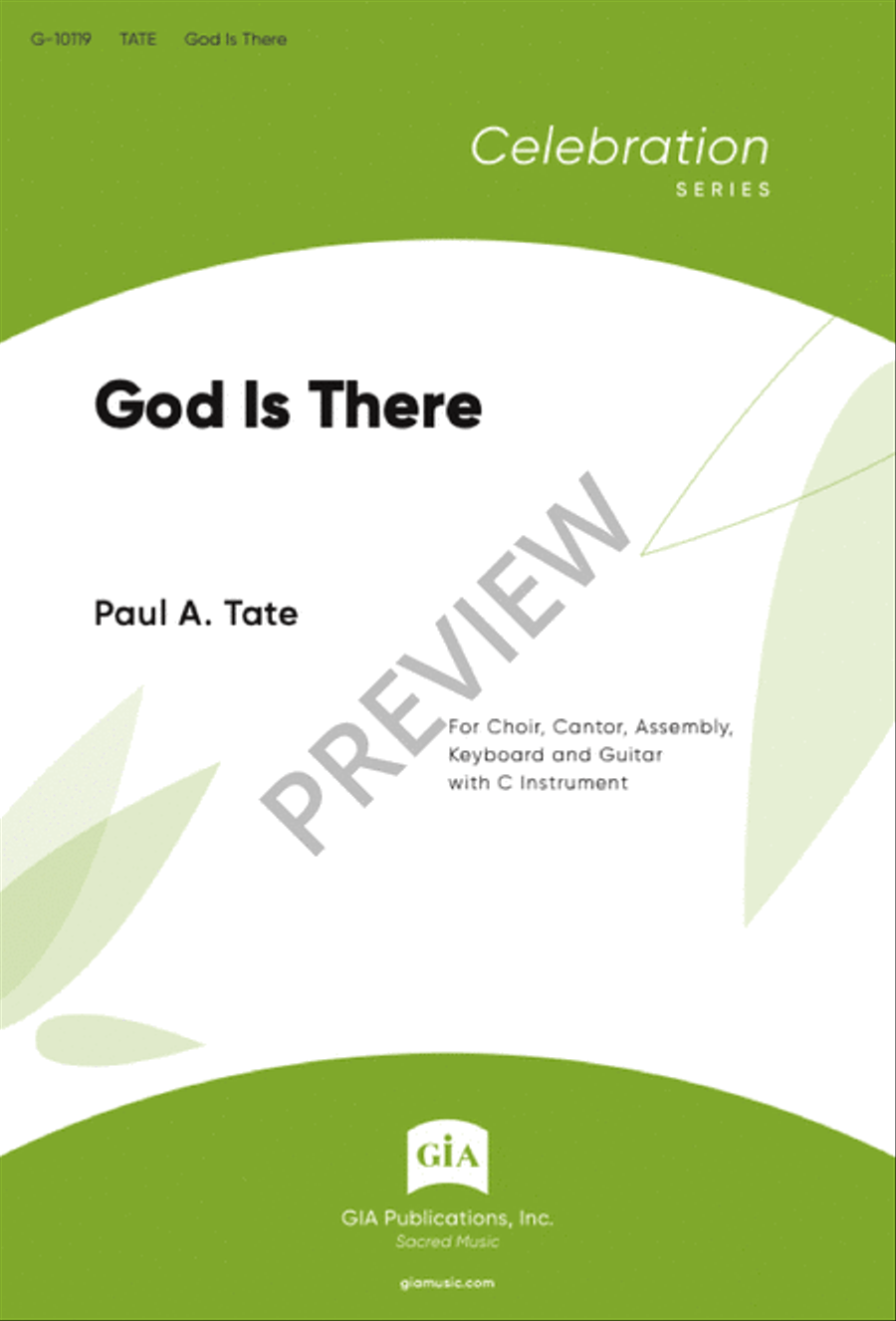 God Is There God Is There 4-Part scores gallery preview page 2