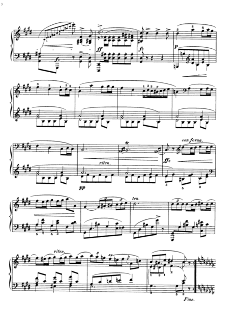 Chopin- Polonaise in C sharp minor Op. 26 No. 1 Chopin- Polonaise in C sharp minor Op. 26 No. 1 Piano Solo scores gallery preview page 3