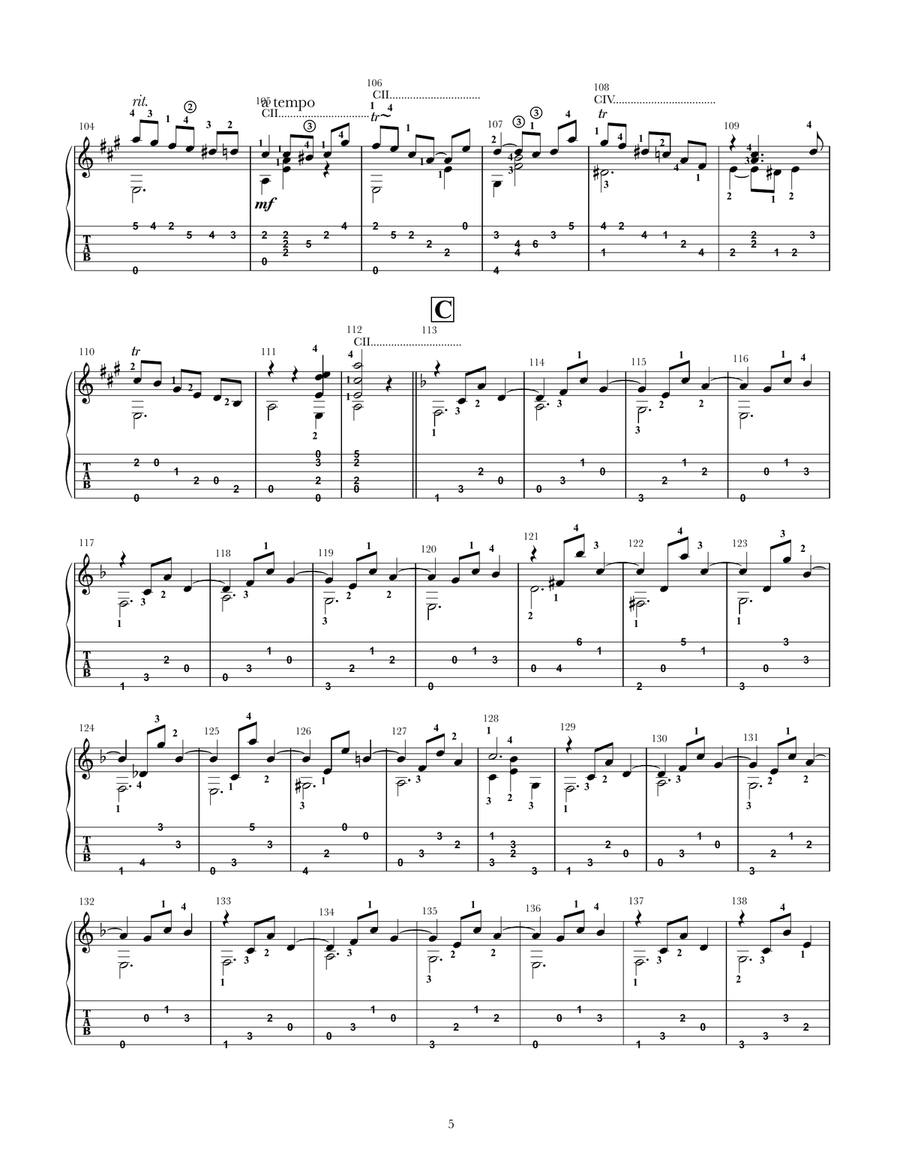 Vals (op. 8, no. 1 Chamber Music scores gallery preview page 5