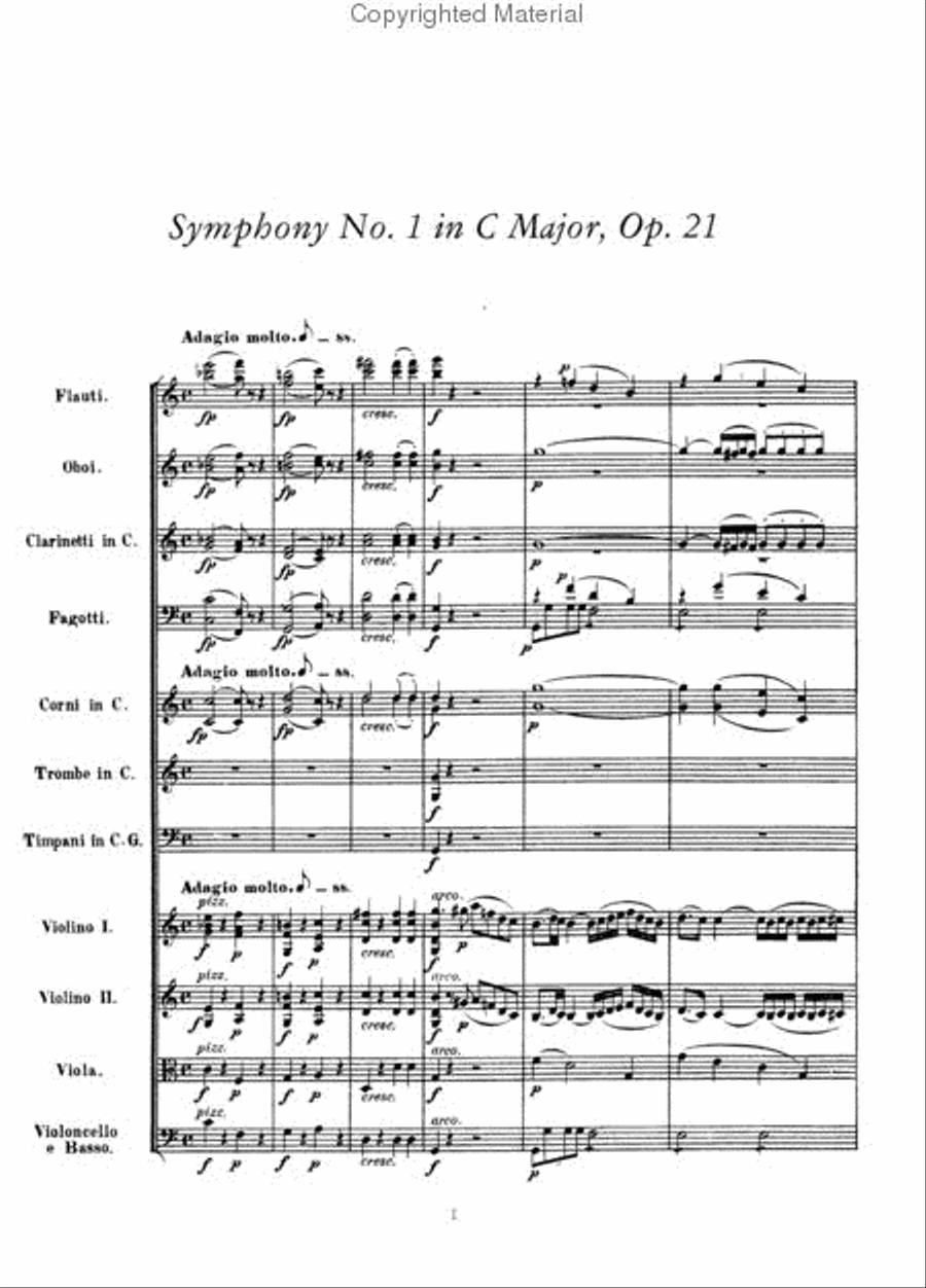 Symphonies Nos. 1, 2, 3 and 4 in Full Score